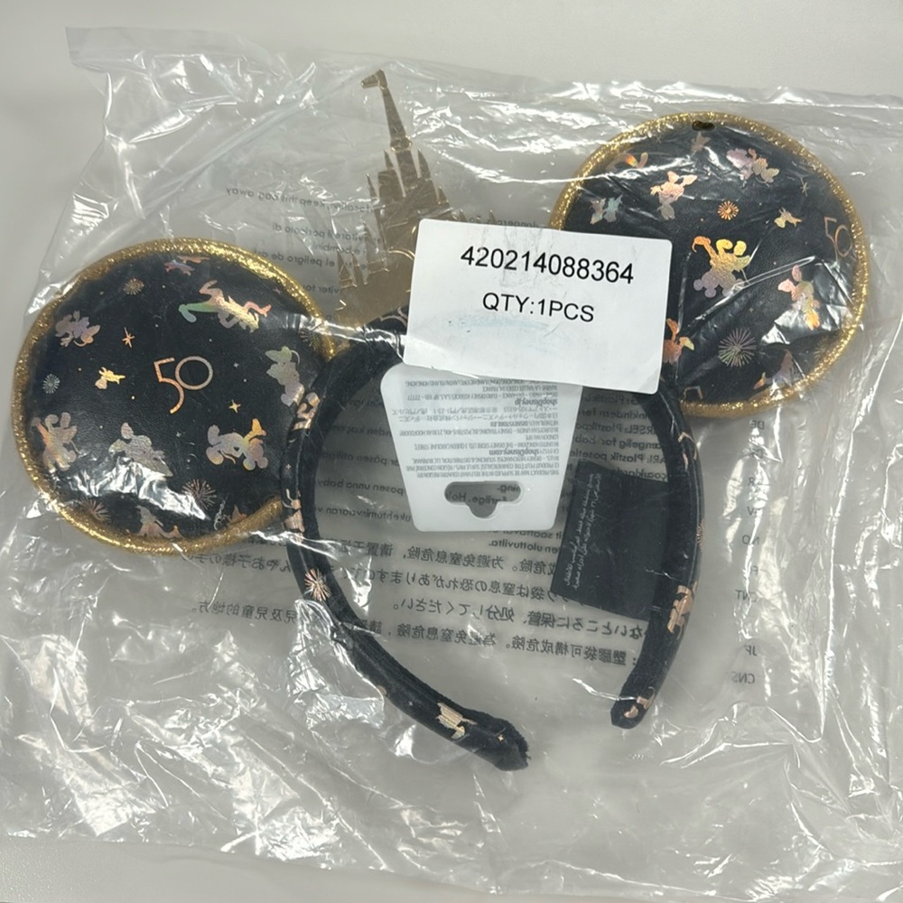 Disney 50th Anniversary mouse ears